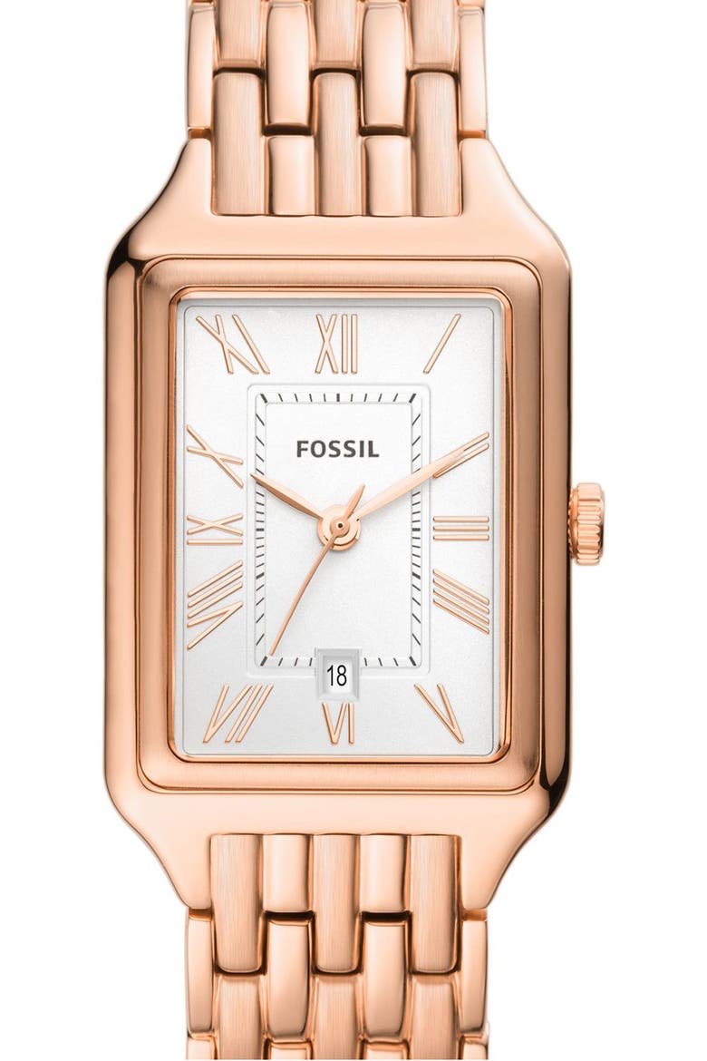 Raquel Bracelet Watch, 23mm, Alternate, color, ROSE GOLD