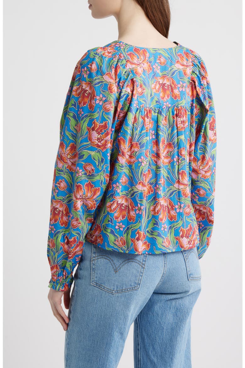 Junie Floral Print Shirt, Alternate, color, ARCHIVE TULIP LIBERTY PRINT