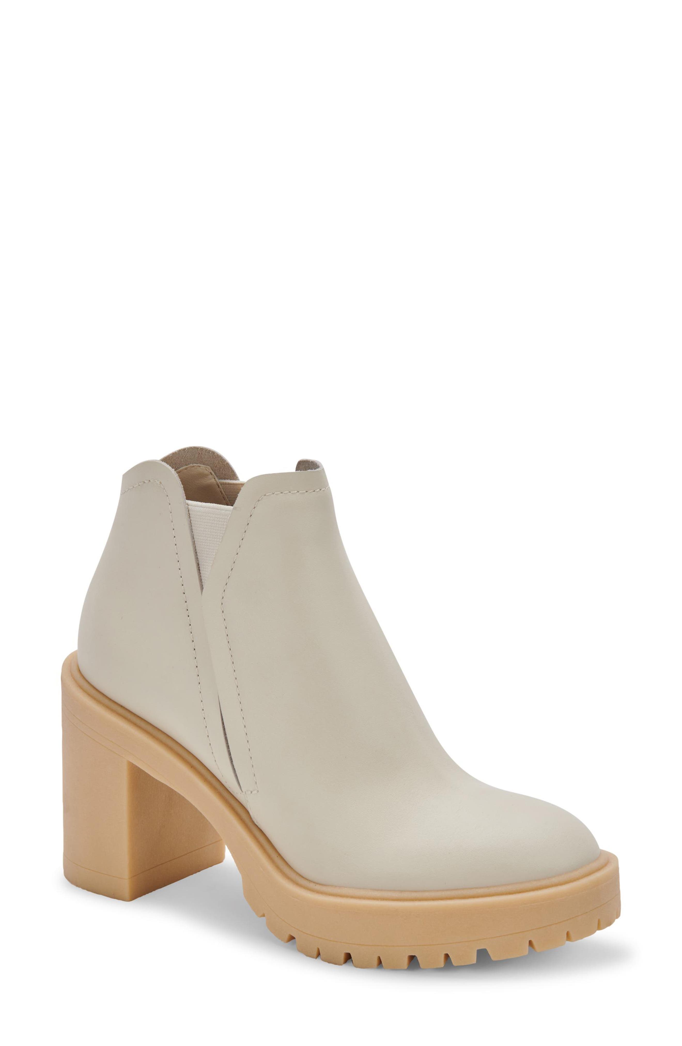 Cashe H₂O Waterproof Bootie, Main, color, IVORY LEATHER