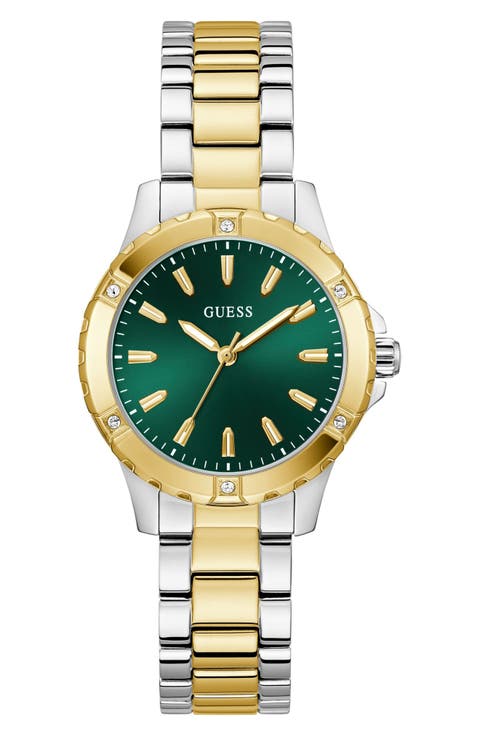 Crystal Bezel Bracelet Watch, 35mm