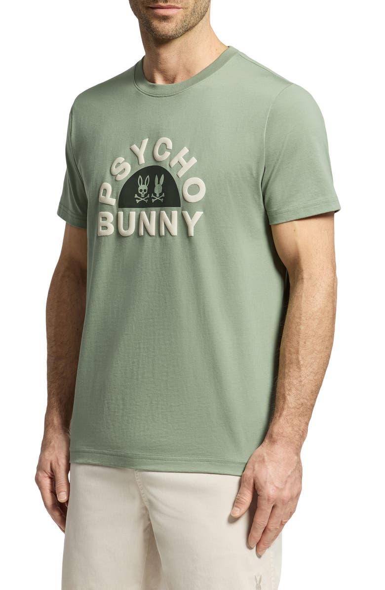 Psycho Bunny Goldie Pima Cotton Graphic T-Shirt, Alternate, color, 