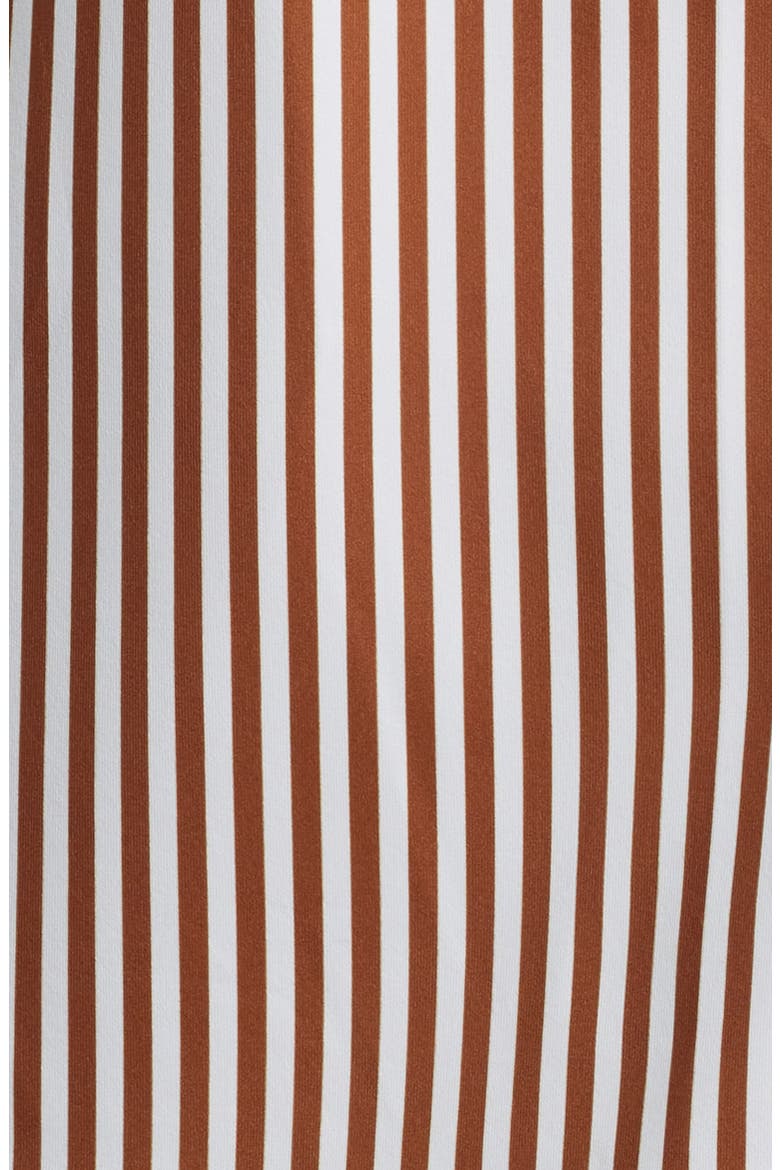 Bengal Stripe Techno Stretch Performance Button-Up Shirt, Alternate, color, DARK ORANGE