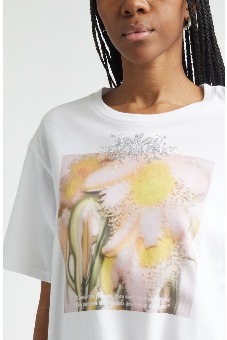 Organic Cotton Graphic T-Shirt, Alternate, color, FLOWER PETAL