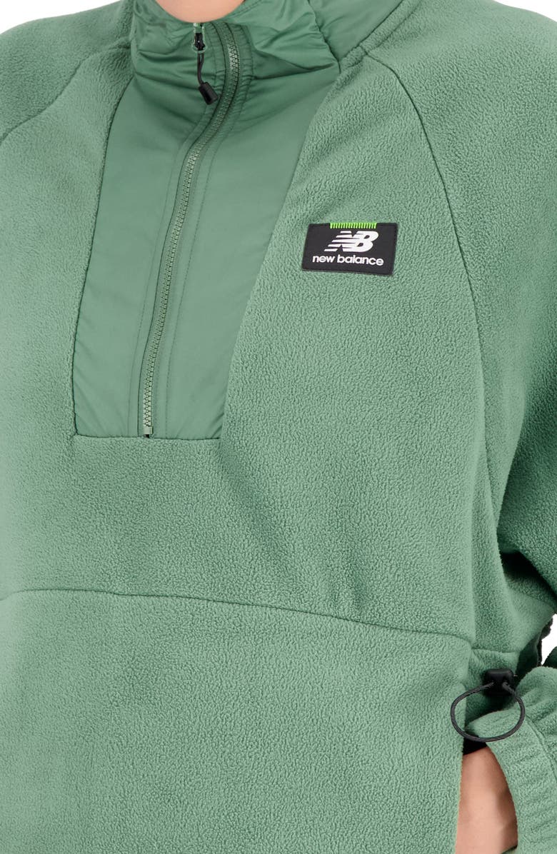 New Balance NB AT Polar Fleece Half Zip Pullover, Alternate, color,