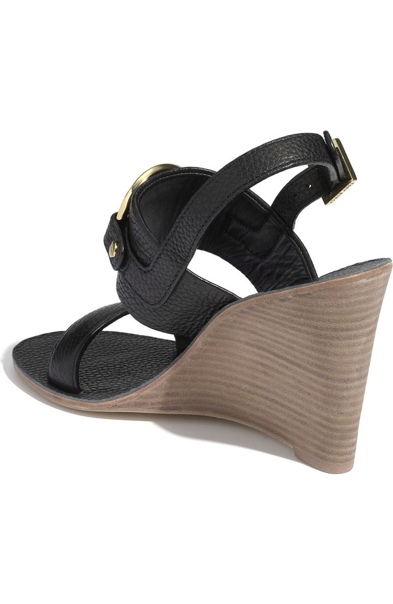 Tory Burch 'Amanda' High Wedge Sandal, Alternate, color,