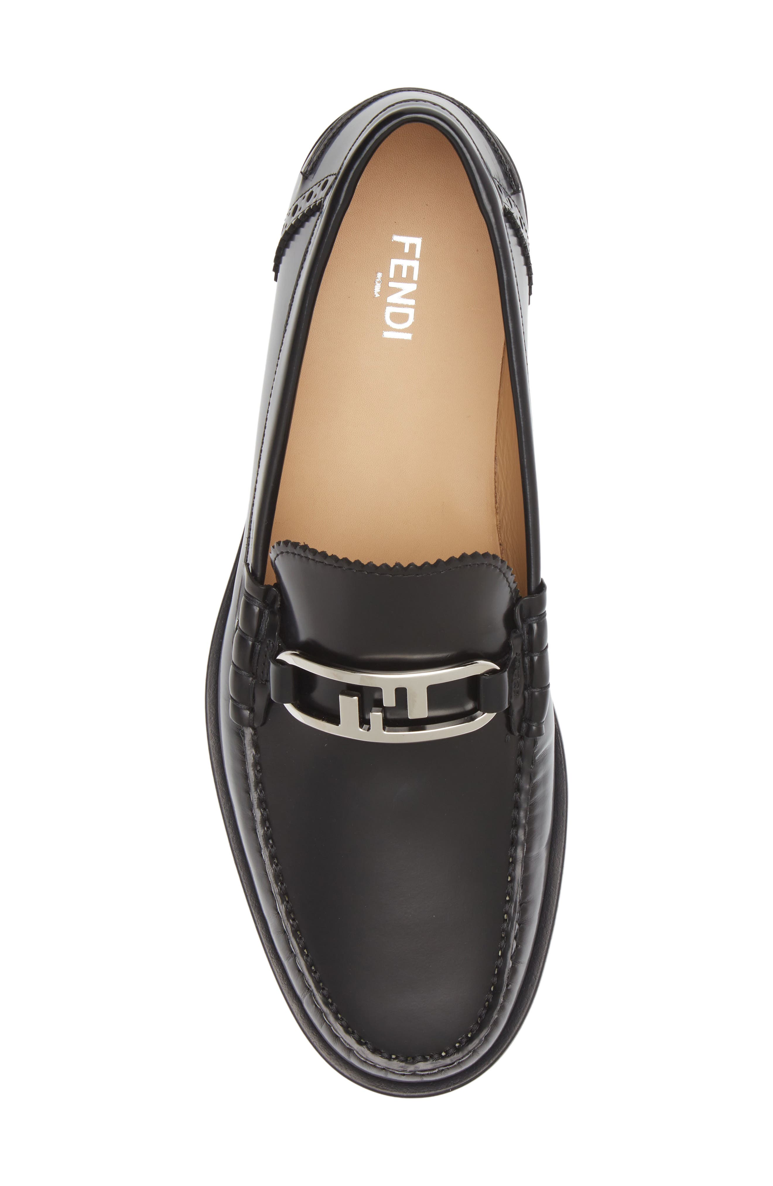 Fendi O'Lock Loafer, Alternate, color, 
