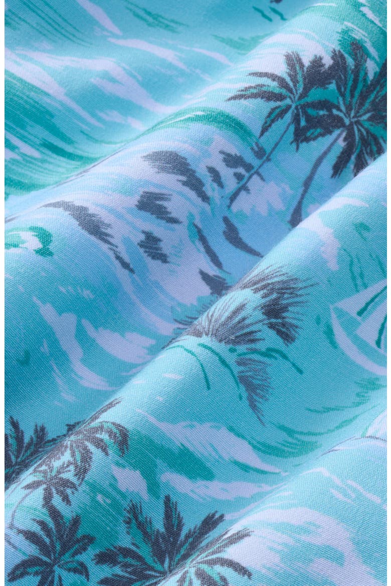 Kids' Bayberry Water Repellent Swim Trunks, Alternate, color, AQUA WATERS