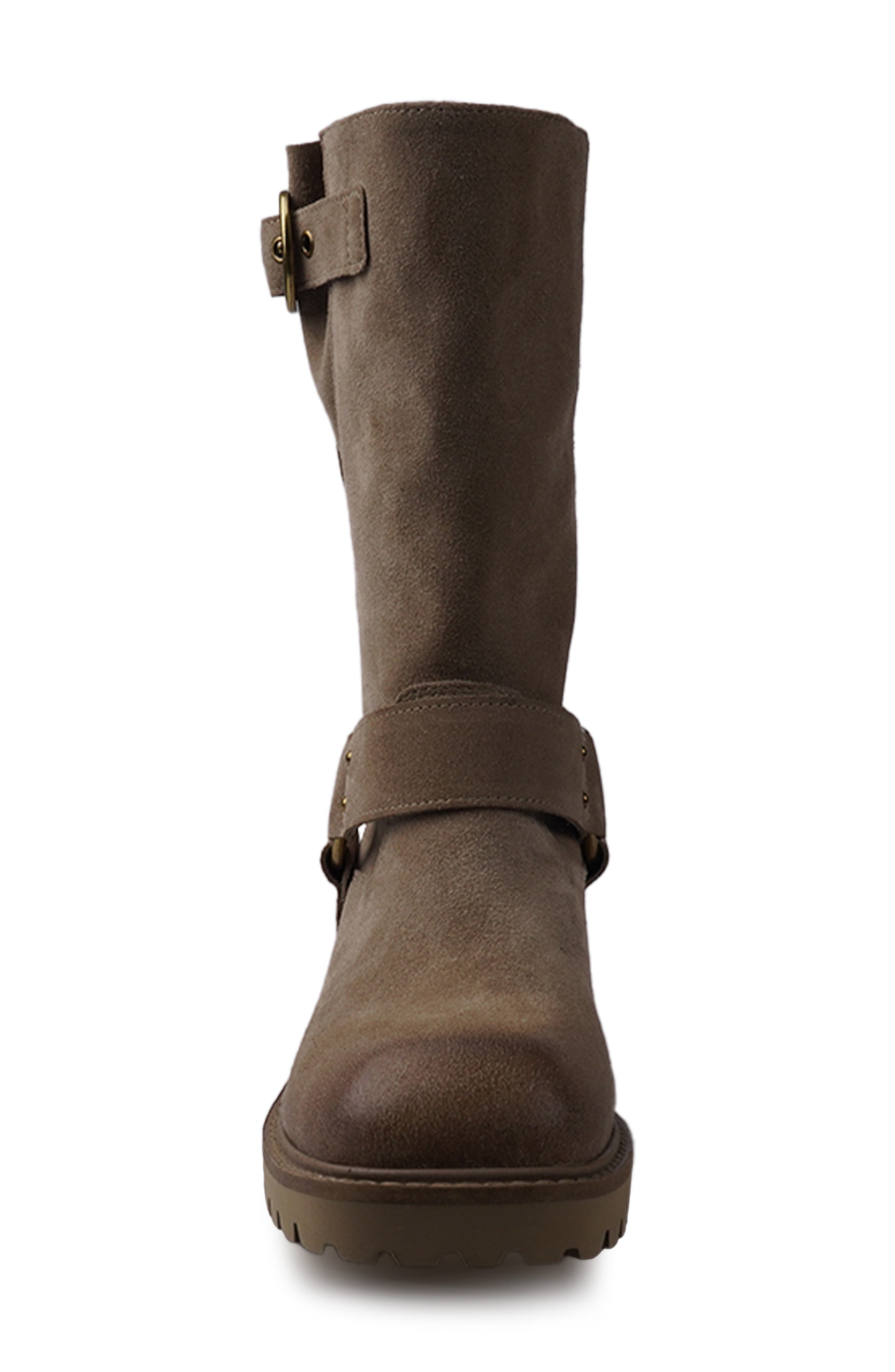 Candie's Knee High Platform Boot, Alternate, color, Taupe