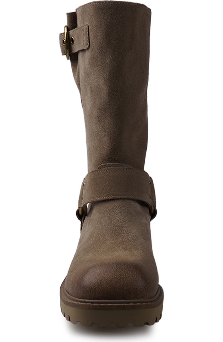 Candie's Knee High Platform Boot, Alternate, color, Taupe