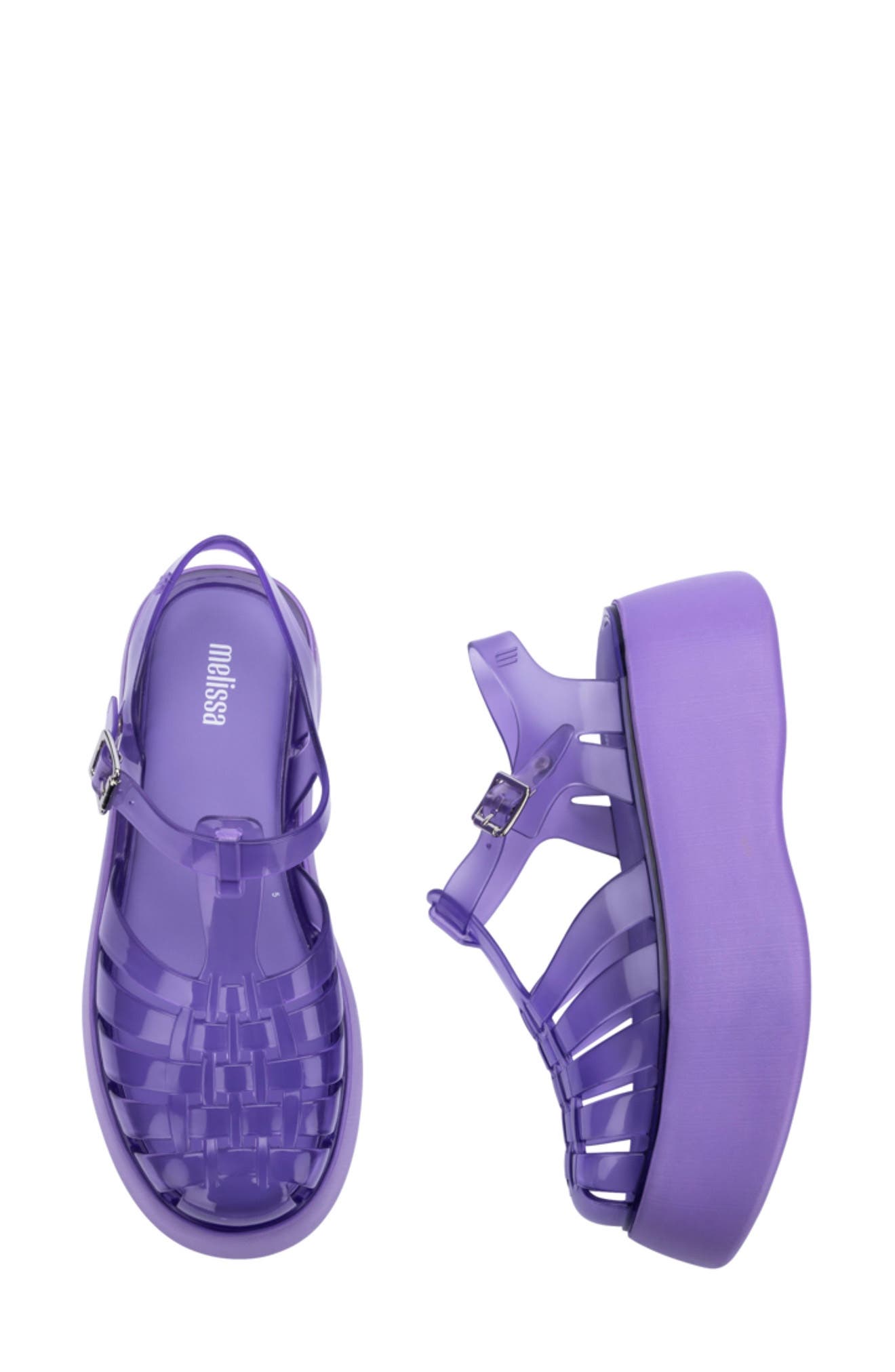 Melissa Possession Plato Platform Jelly Sandal, Alternate, color, 