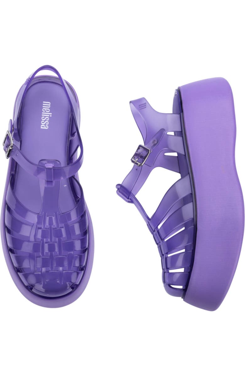 Melissa Possession Plato Platform Jelly Sandal, Alternate, color,