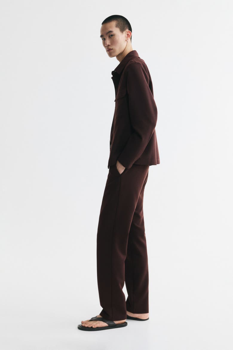 Regular-fit Twill Pants, Alternate, color, Dark brown