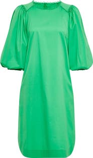 Maison Common Effortless A-Line Balloon Sleeve Dress