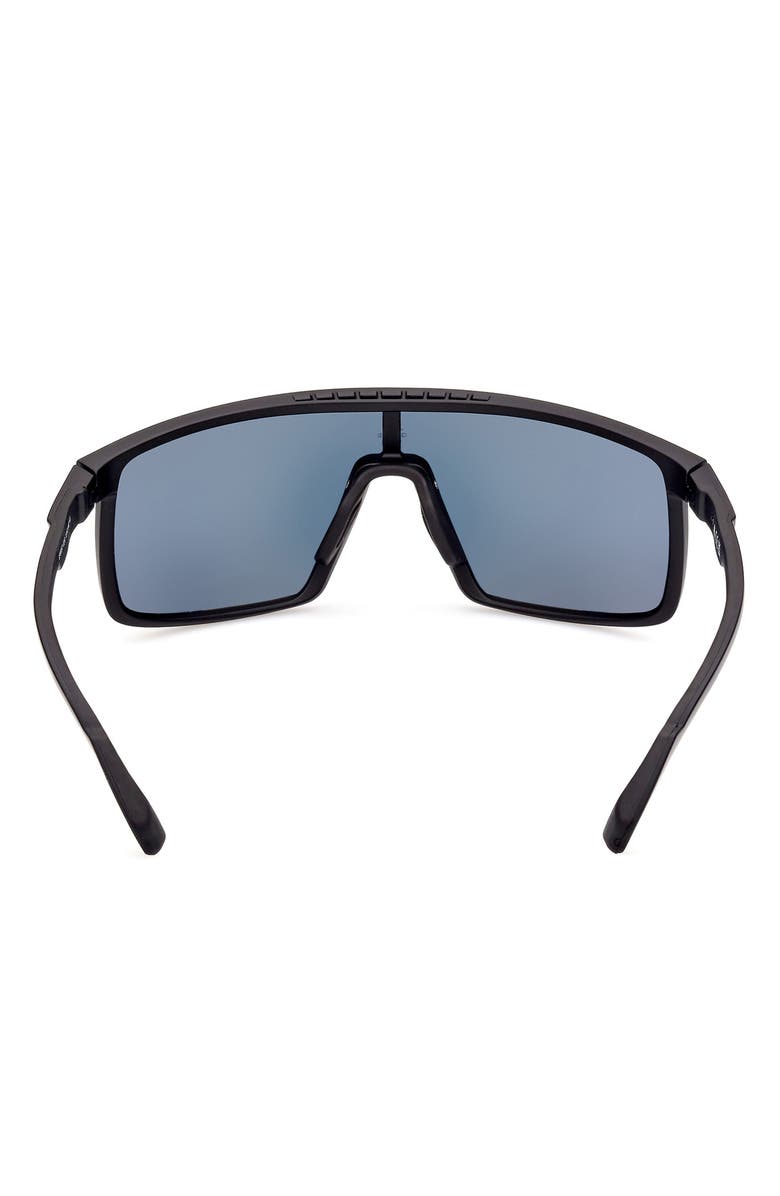 adidas Shield Sunglasses, Alternate, color, Matte Black / Brown Mirror