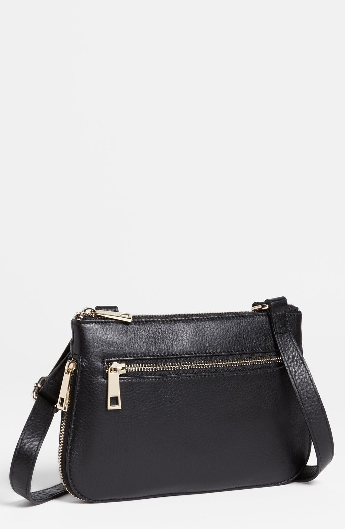 Zip Out Crossbody Bag, Main, color, BLACK/ NAVY