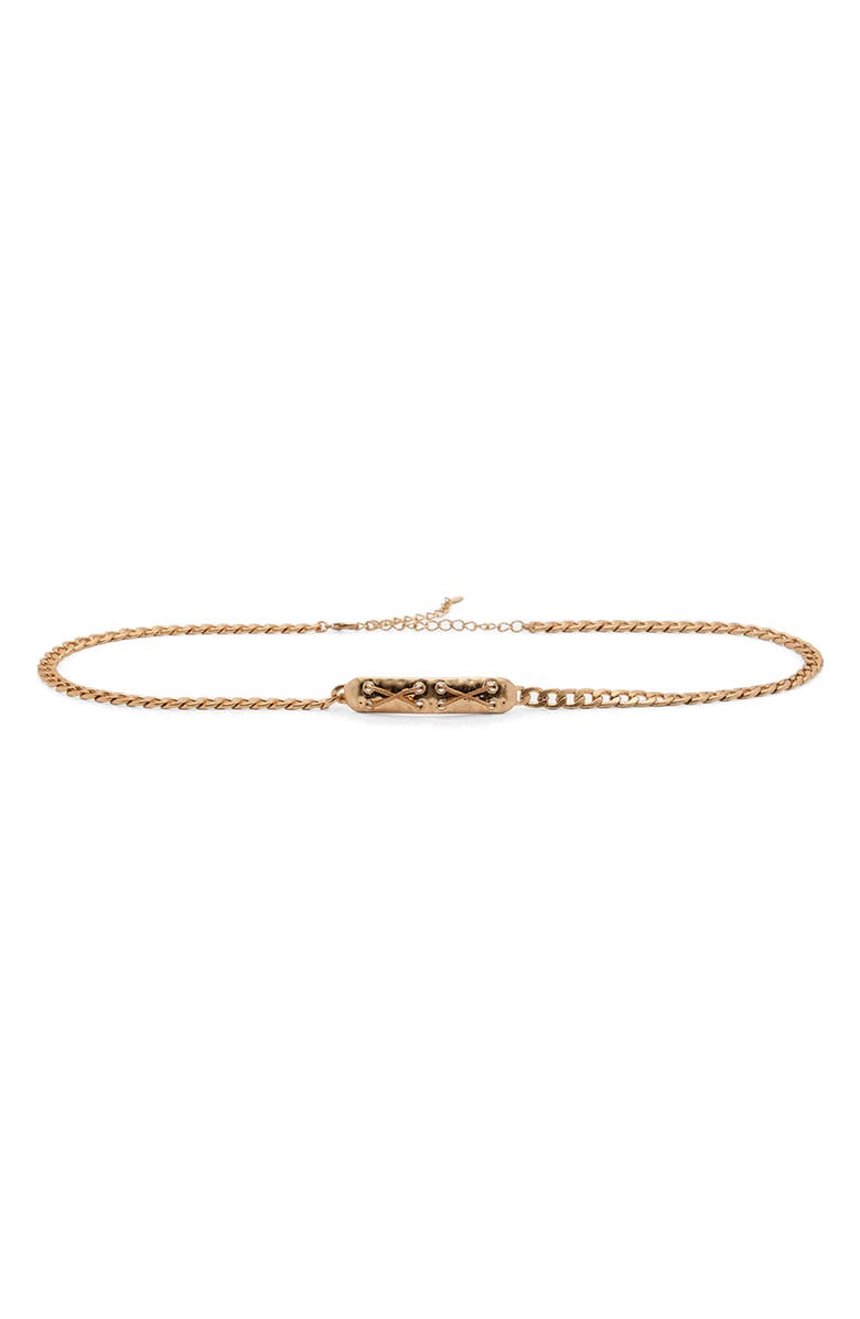 MANGO Metal Chain Belt, Main, color, 