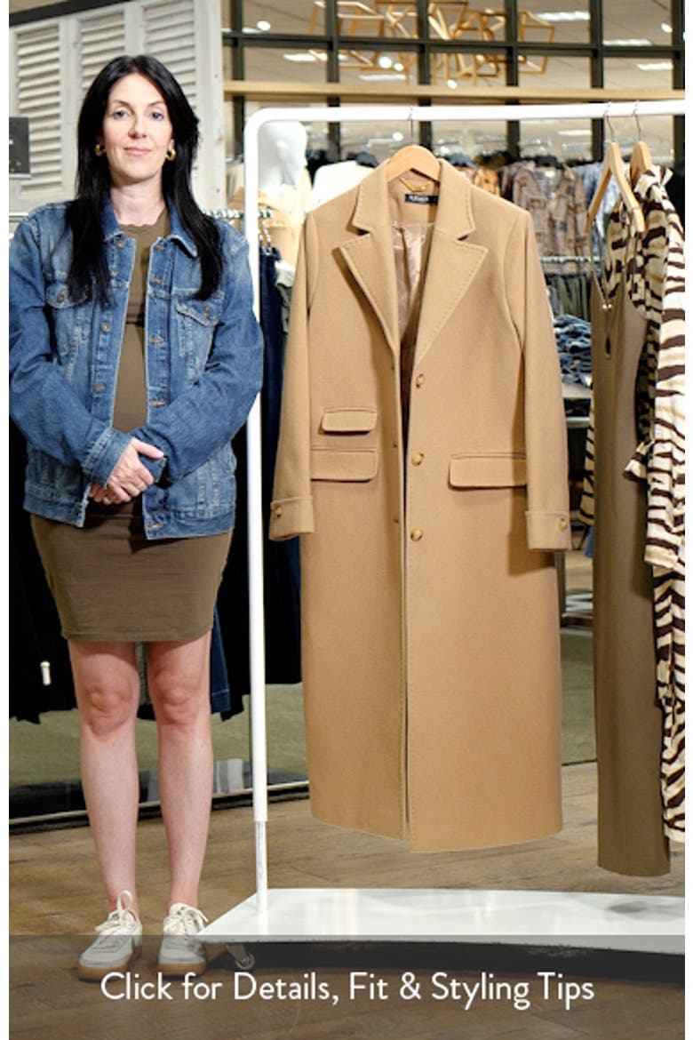 Wool & Cashmere Blend Coat video
