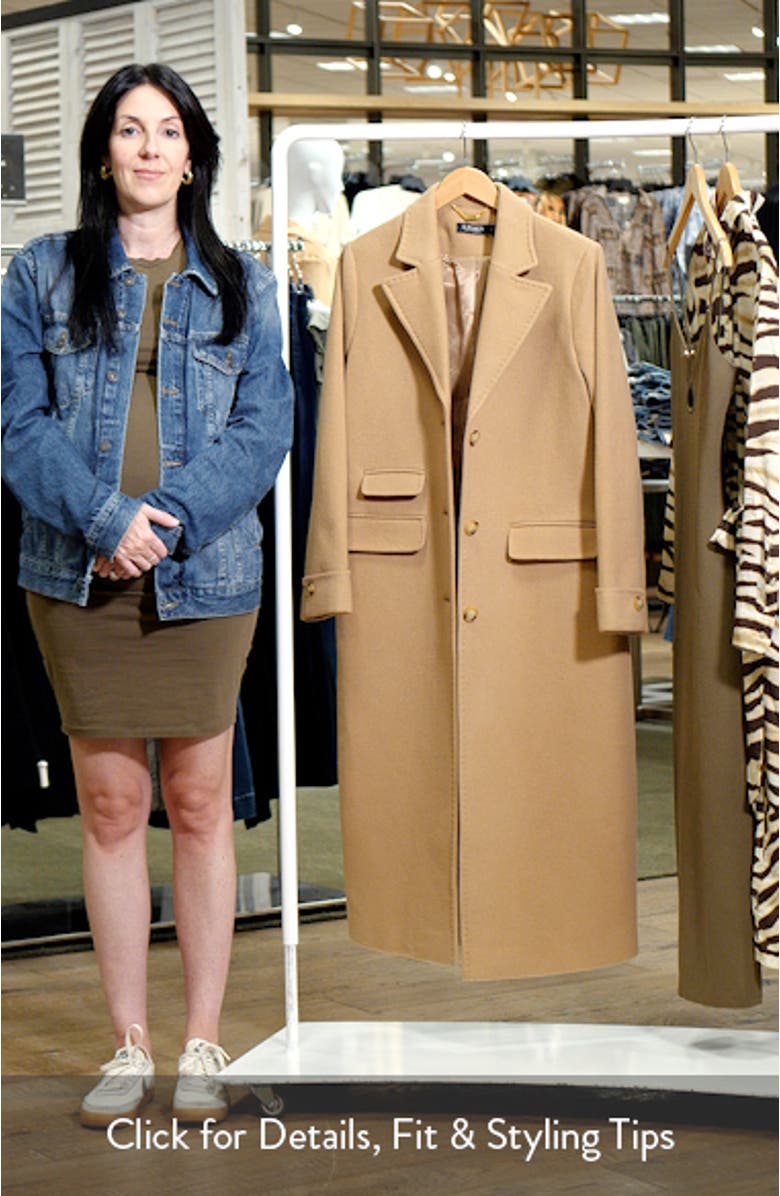 Wool & Cashmere Blend Coat, sales video thumbnail