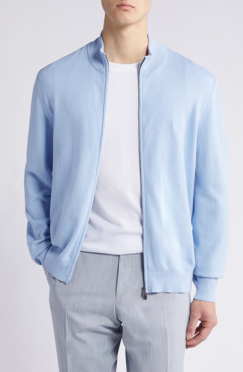 Palano Cotton Zip-Up Cardigan