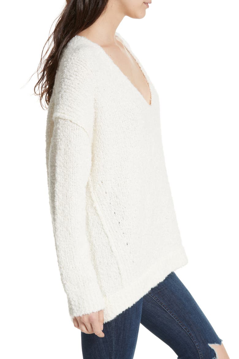 Lofty V-Neck Sweater, Alternate, color, IVORY