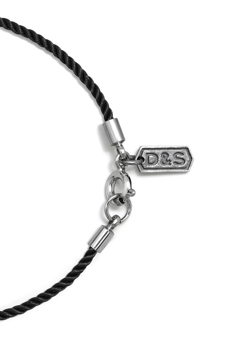 Degs & Sal Knotted Rope Bracelet, Alternate, color, Black