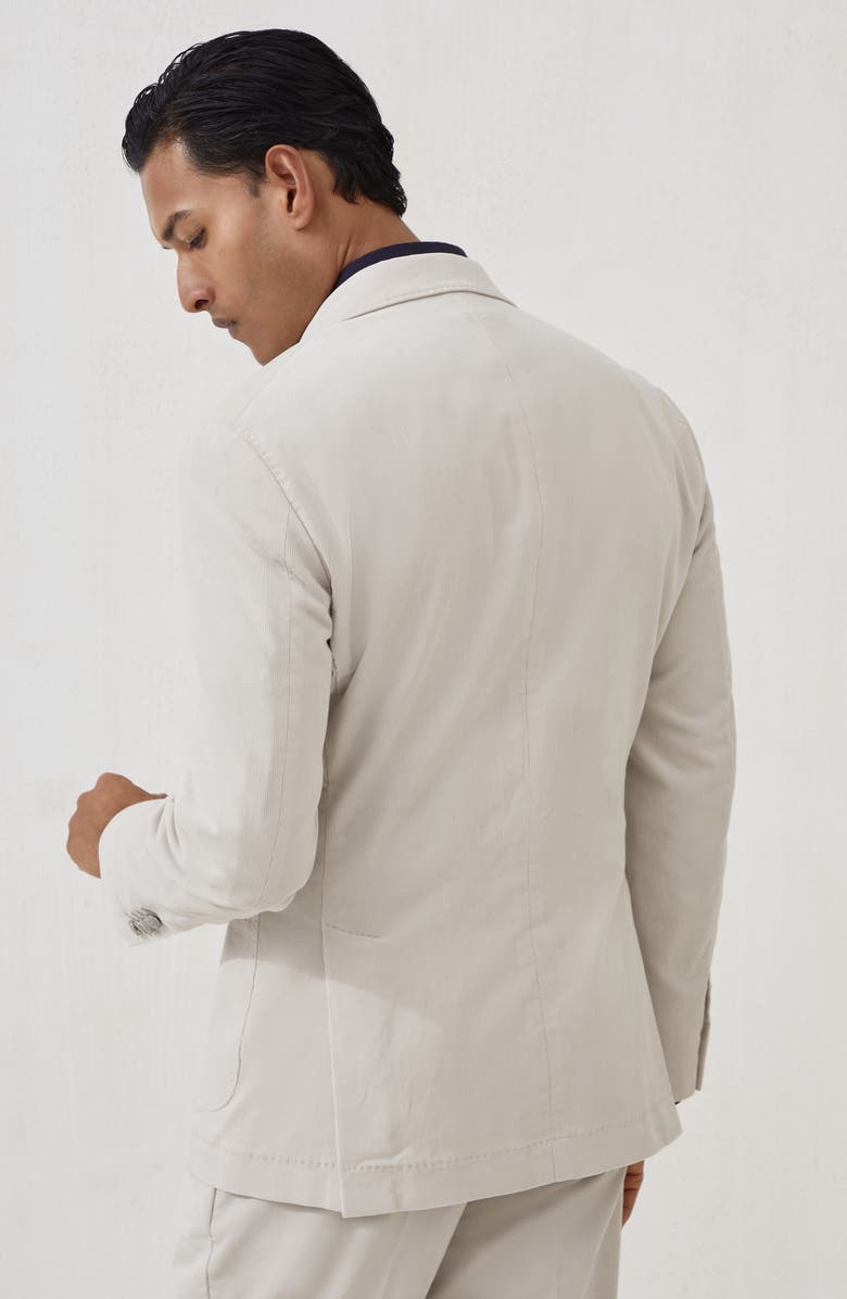 Brunello Cucinelli One-and-a-half breasted blazer, Alternate, color, Ivory