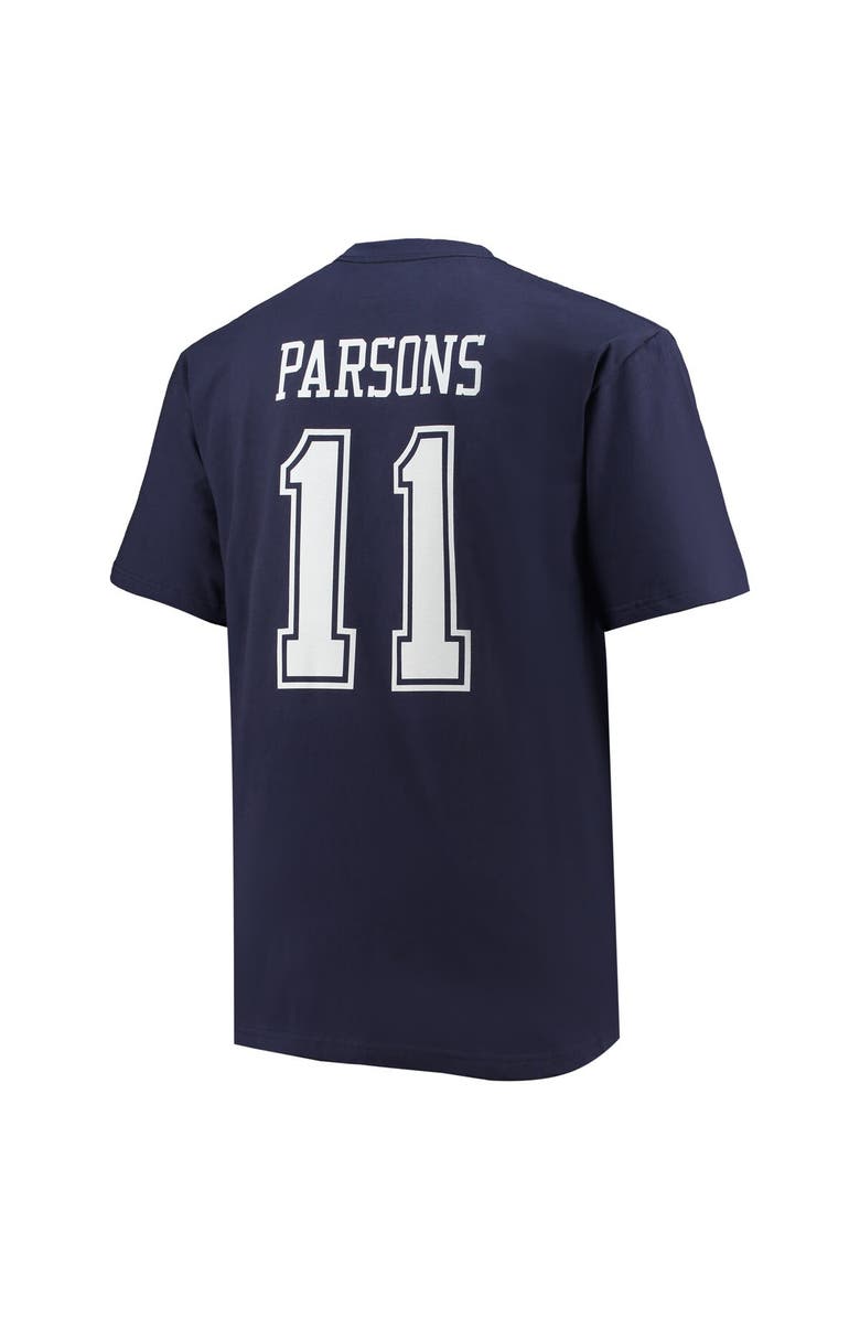 FANATICS Men's Fanatics Branded Micah Parsons Navy Dallas Cowboys Big & Tall Player Name & Number T-Shirt, Alternate, color, 
