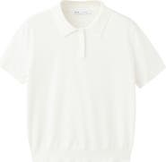 MANGO Cotton Polo Sweater