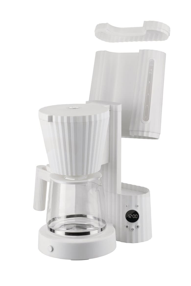 Plissé Drip Coffee Maker, Alternate, color, WHITE