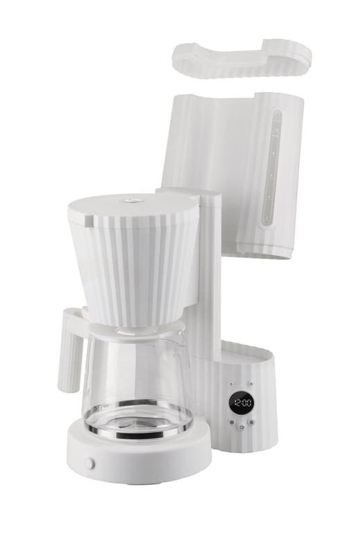 Alessi Plissé Drip Coffee Maker In White