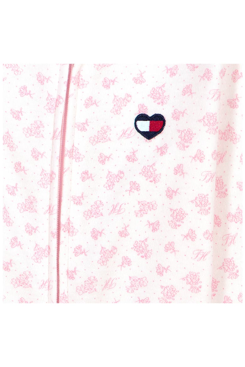 Footed Coverall, Alternate, color, PINK