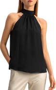 Lilysilk Silk Georgette Halter Neck Top