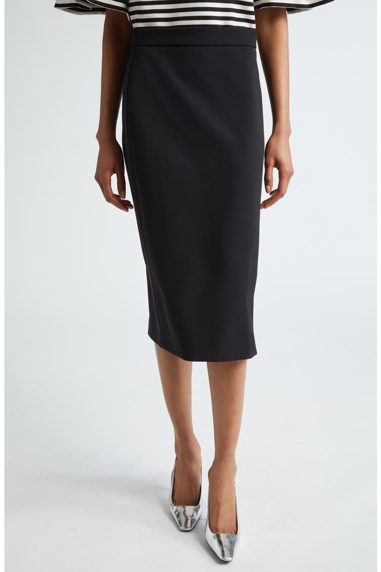 Lubiana Pencil Skirt, Main, color, BLACK