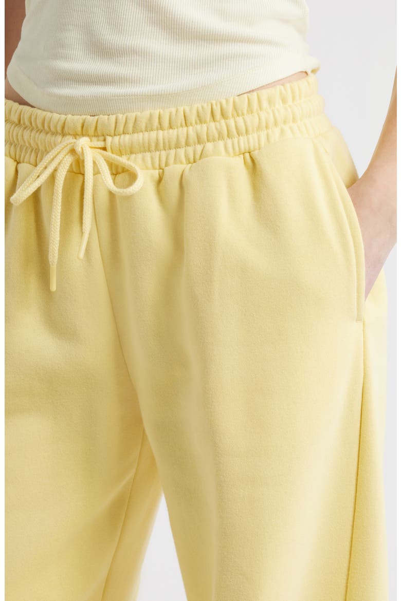 Baggy Wide Leg Sweatpants, Alternate, color, YELLOW BEGONIA
