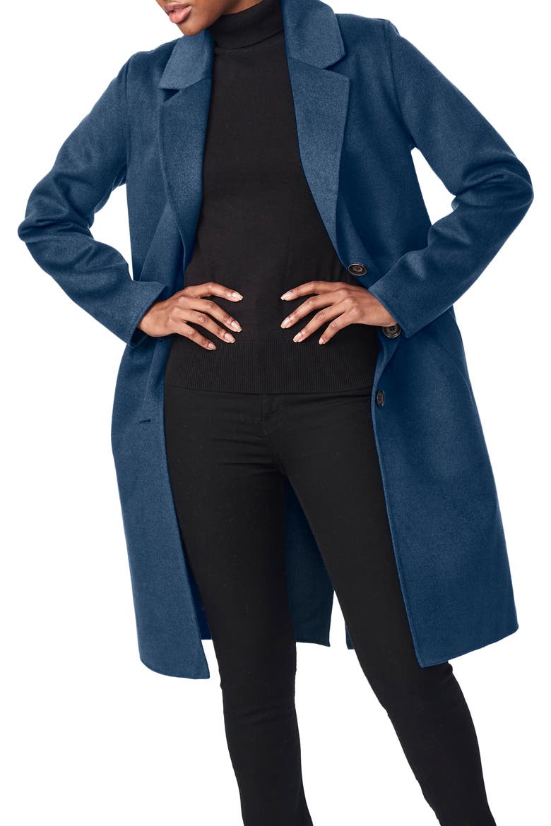 Notch Collar Coat, Main, color, IRIS