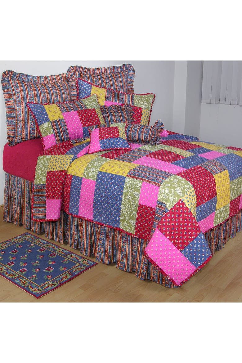 20" x 26" Cara Cotton Standard Sham - Machine Washable, Main, color, Red