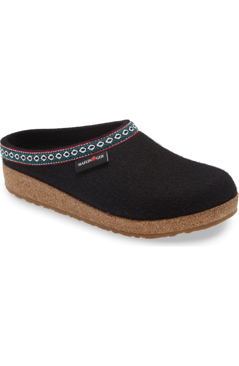 Haflinger Grizzly Clog Slipper, Main, color,