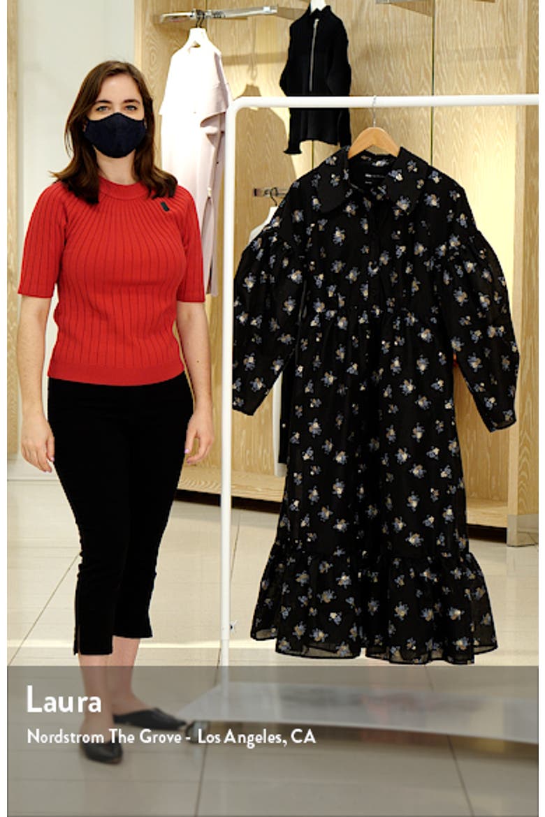Collared Drop Shoulder Midi Dress video