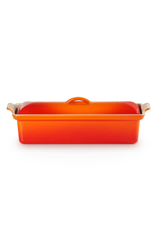 Le Creuset Enameled Cast Iron 2 Qt. Traditional Rectangular Terrine In Orange