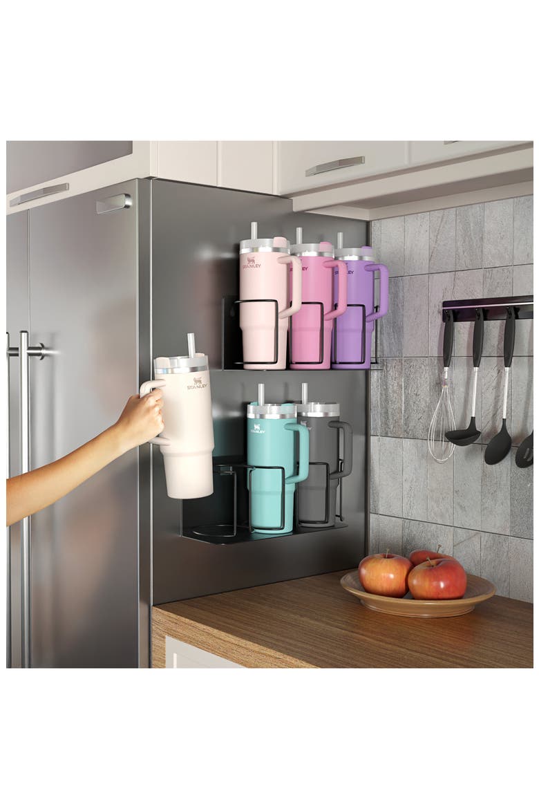 Set of 2 Magnetic Tumbler Organizers, Alternate, color, BLACK
