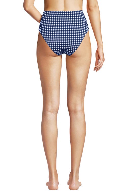 Lands' End Cheeky High Waisted Bikini Bottoms In Multi