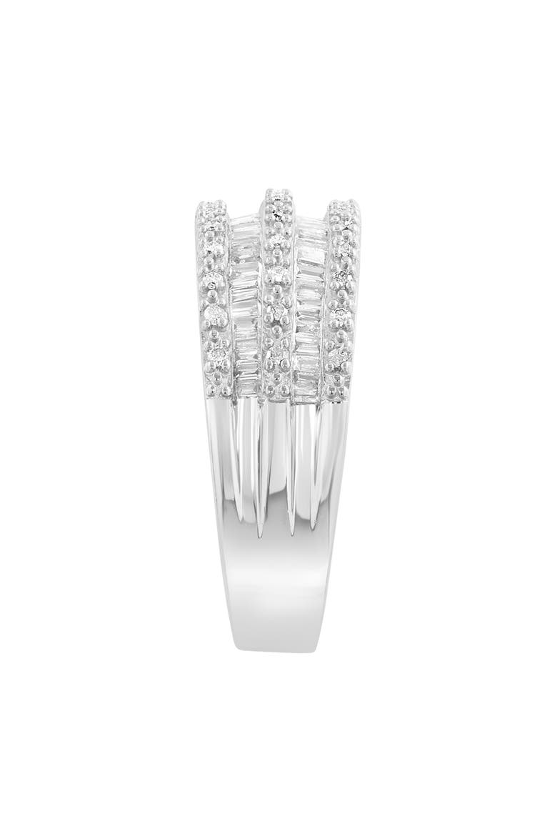 Sterling Silver Diamond Band Ring, Alternate, color, SILVER