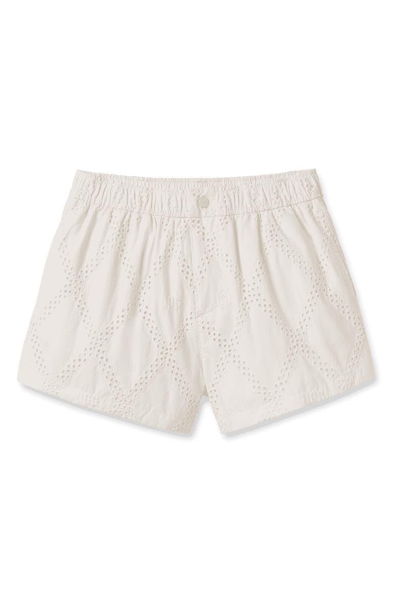 UGG<sup>®</sup> Kellan Cotton Eyelet Shorts, Main, color, Nimbus