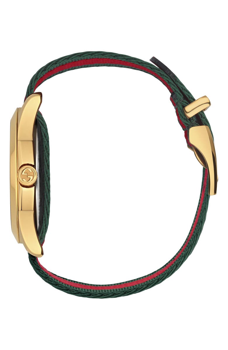 Gucci G-Timeless Nylon Strap Watch, 38mm, Alternate, color, 
