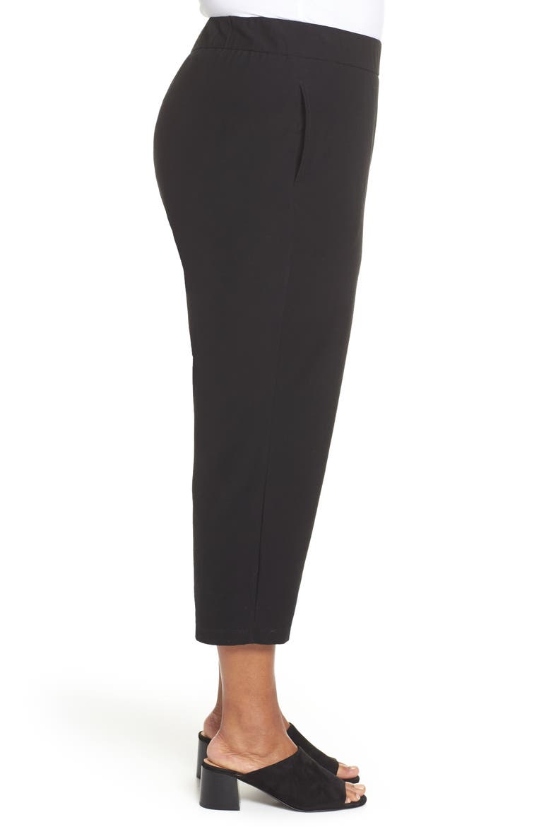 Tapered Ankle Pants, Alternate, color, BLACK