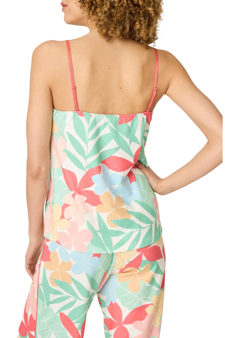 The Coastal Club Jersey Camisole, Alternate, color, GREEN MULTI