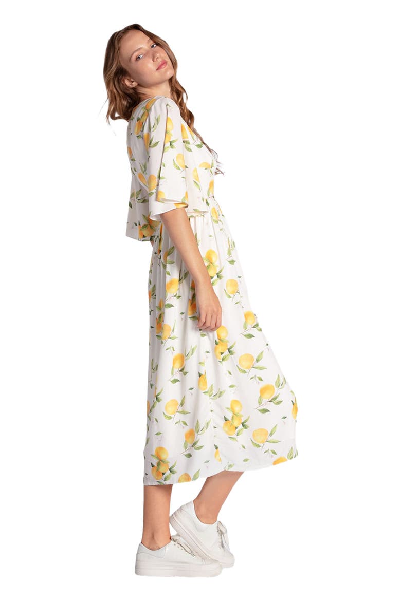 Love Button Up Dress, Alternate, color, Orchard