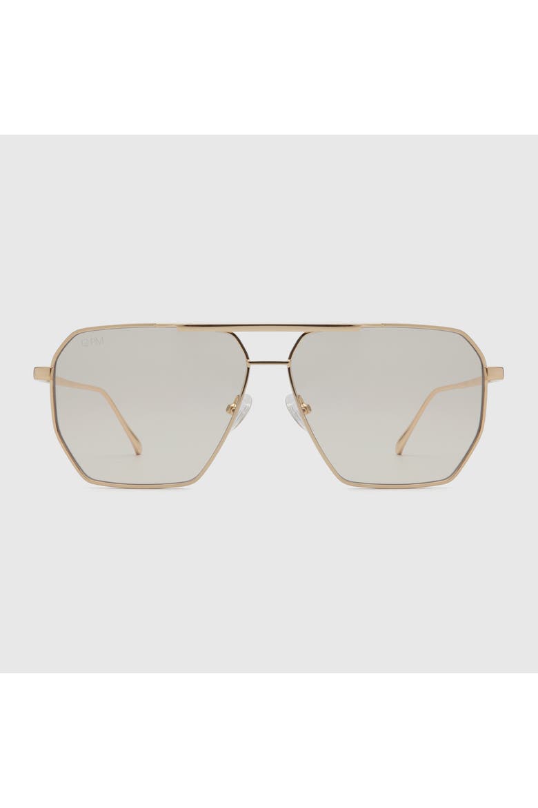 London Metal Sunglasses, Main, color, Gold/Nude