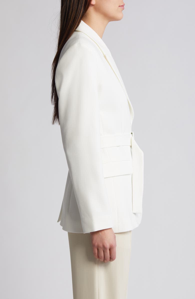 French Connection Whisper Belted Blazer, Alternate, color, 