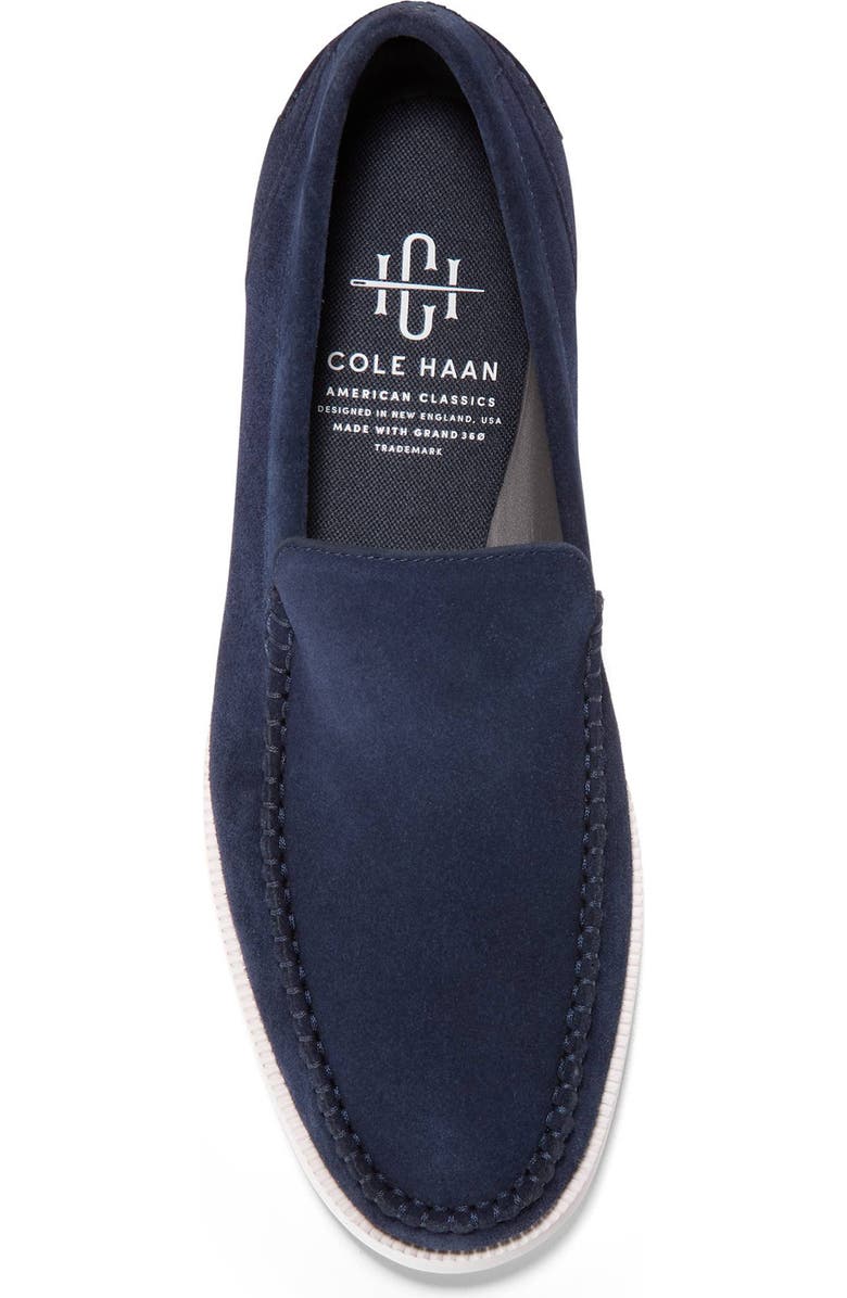 Cole Haan American Classics Hampton Loafer, Alternate, color, Midnight Moon Suede / Ivory